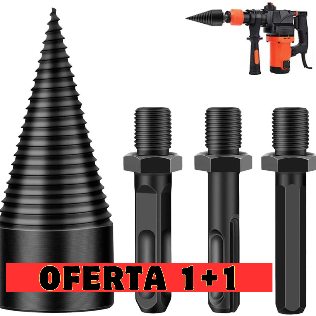 đĽOFERTA 1+1!đĽ Burghiu Conic pentru Despicat Lemne Ă50