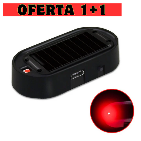 OFERTA 1+1! Alarma simulata cu energie solara pentru masina