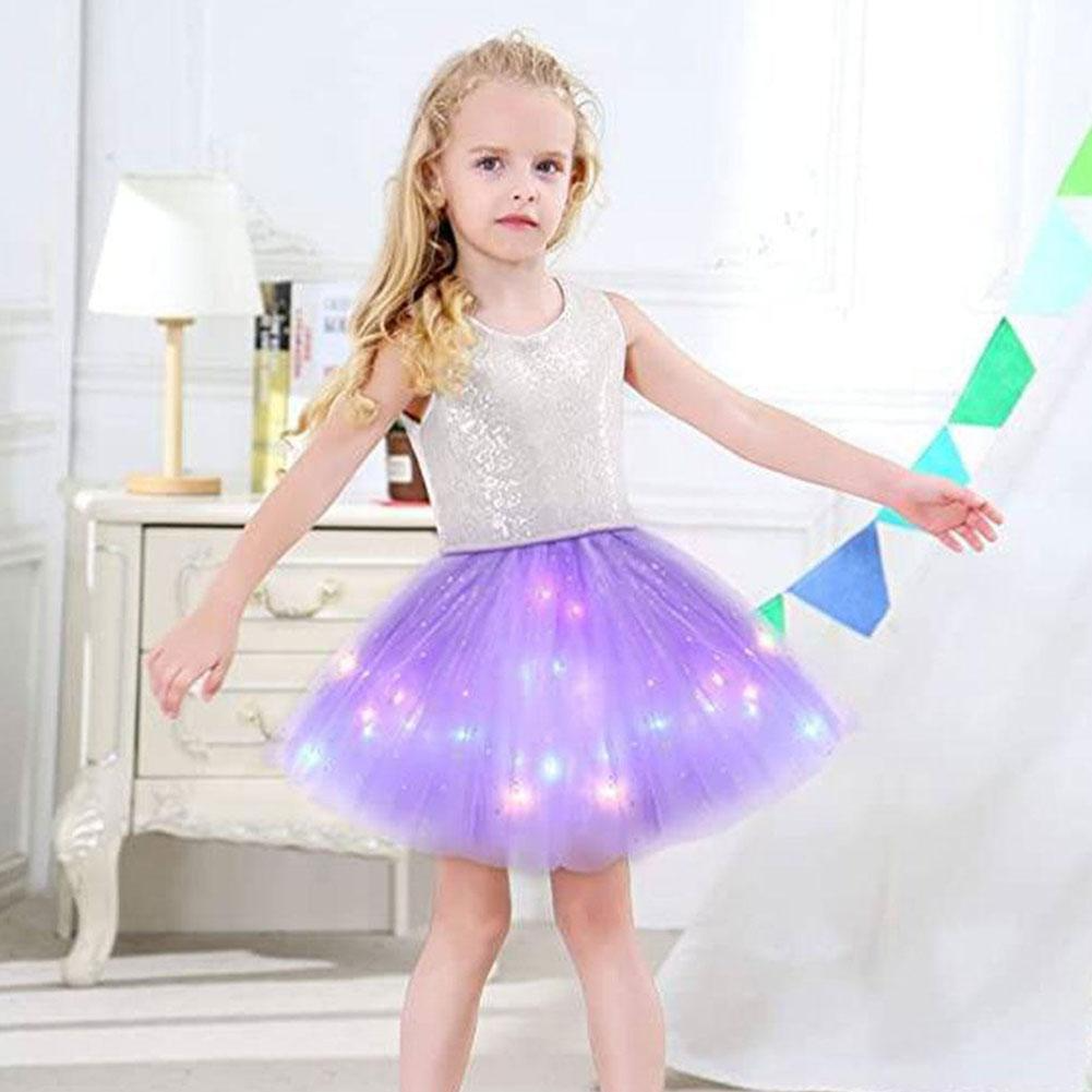 š„OFERTA 1+1!š„Rochita cu LED pentru Fetite 2-8 ani