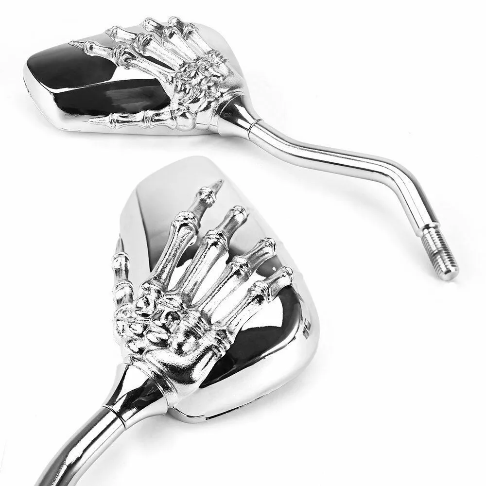 SkullRide™ - Set Oglinzi Retro Spate Stil "Skull Claw"