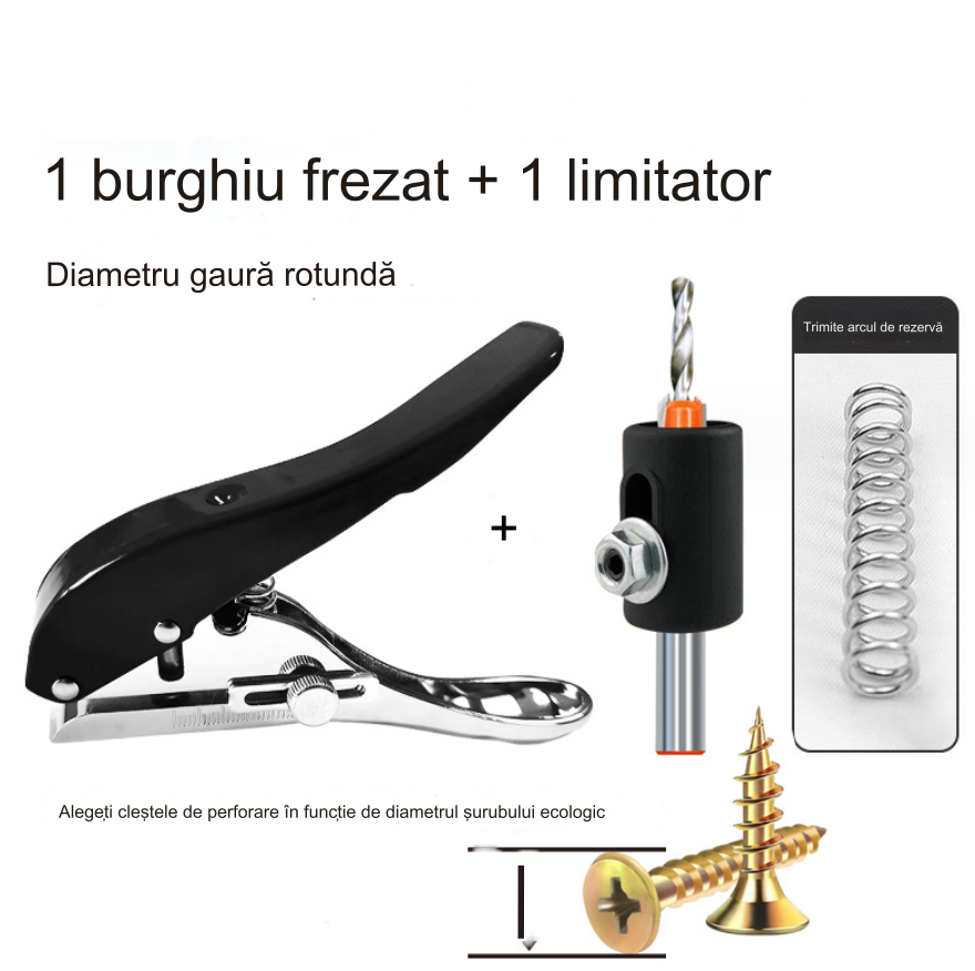 Perforator + Burghiu de Frezat