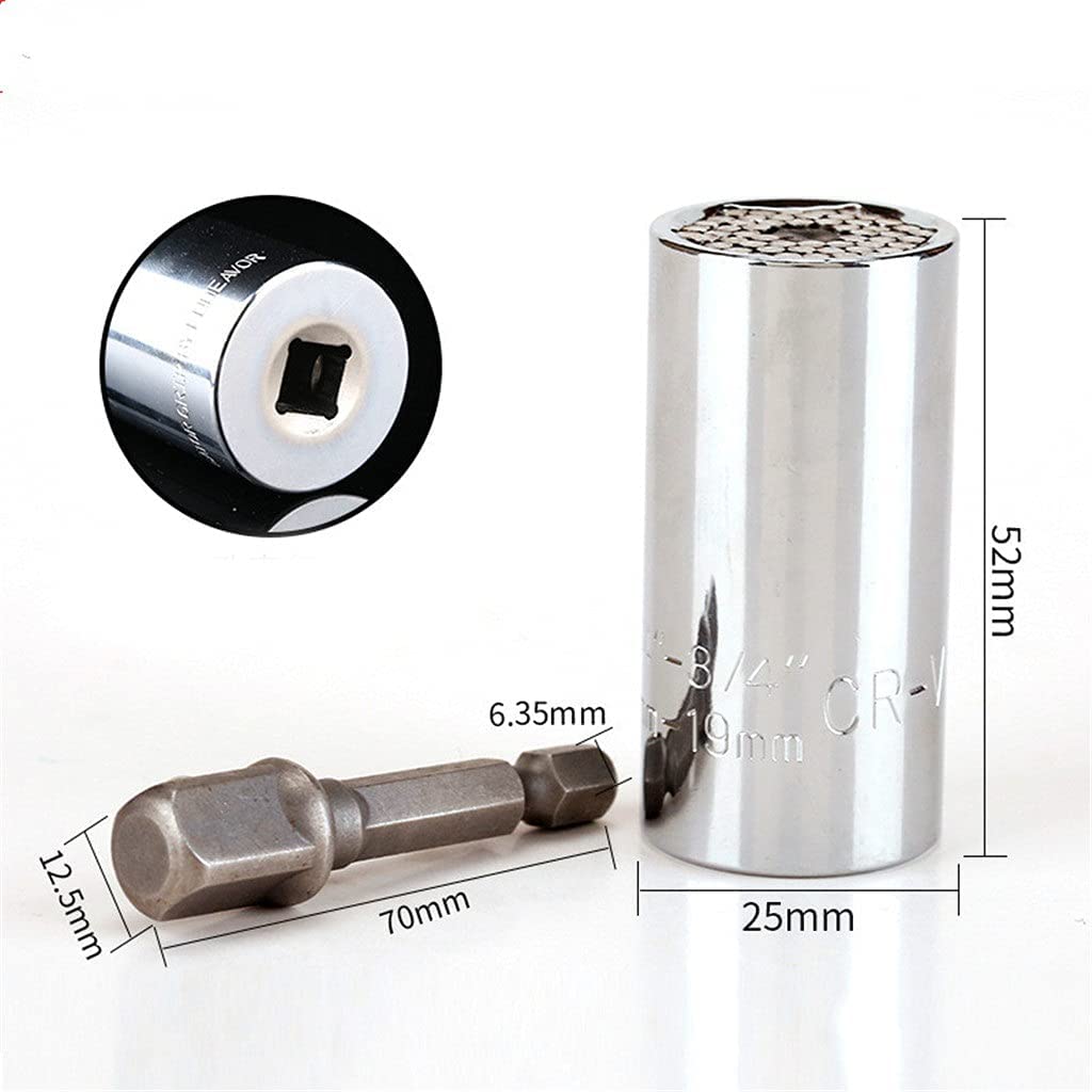 š„OFERTA 1+1!š„Set Chei tubulare 7-19" cu Adaptor Burghiu + Cheie Inclusa