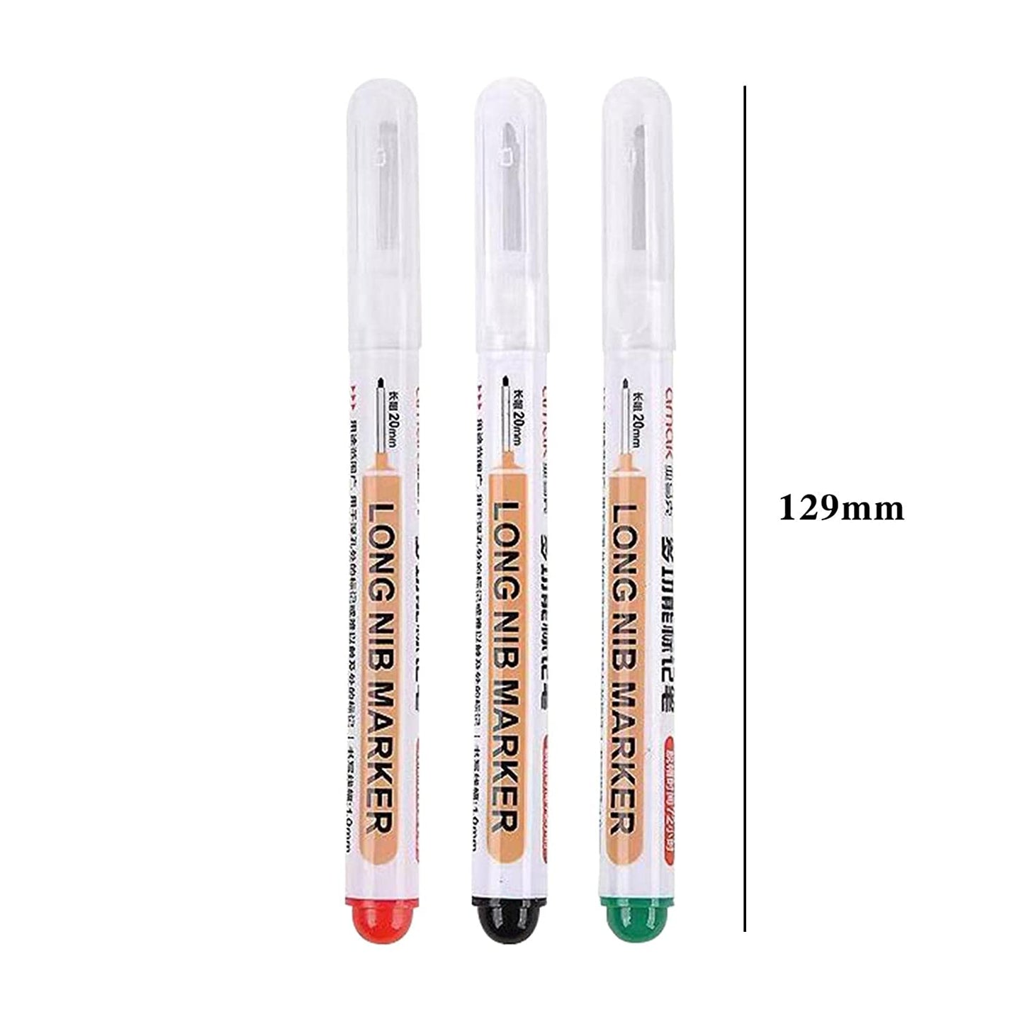 🔥OFERTA 10+10!🔥Markere Impermeabile cu cap lung pentru constructii