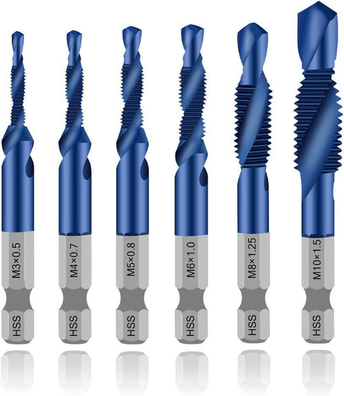 š„OFERTA 1+1!š„Set 6 Burghie, 6 dimensiuni M3 M4 M5 M6 M8 M10, Tija hexagonala