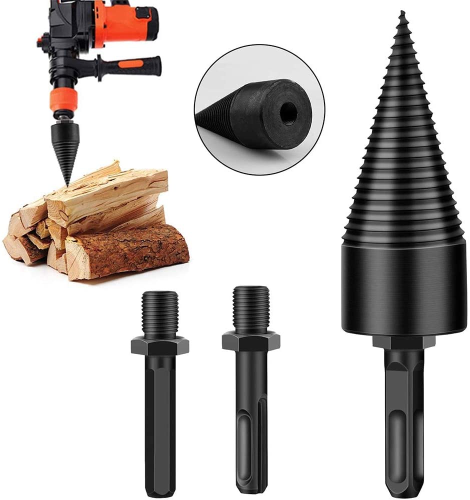 š„OFERTA 1+1!š„ Burghiu Conic pentru Despicat Lemne Ć50