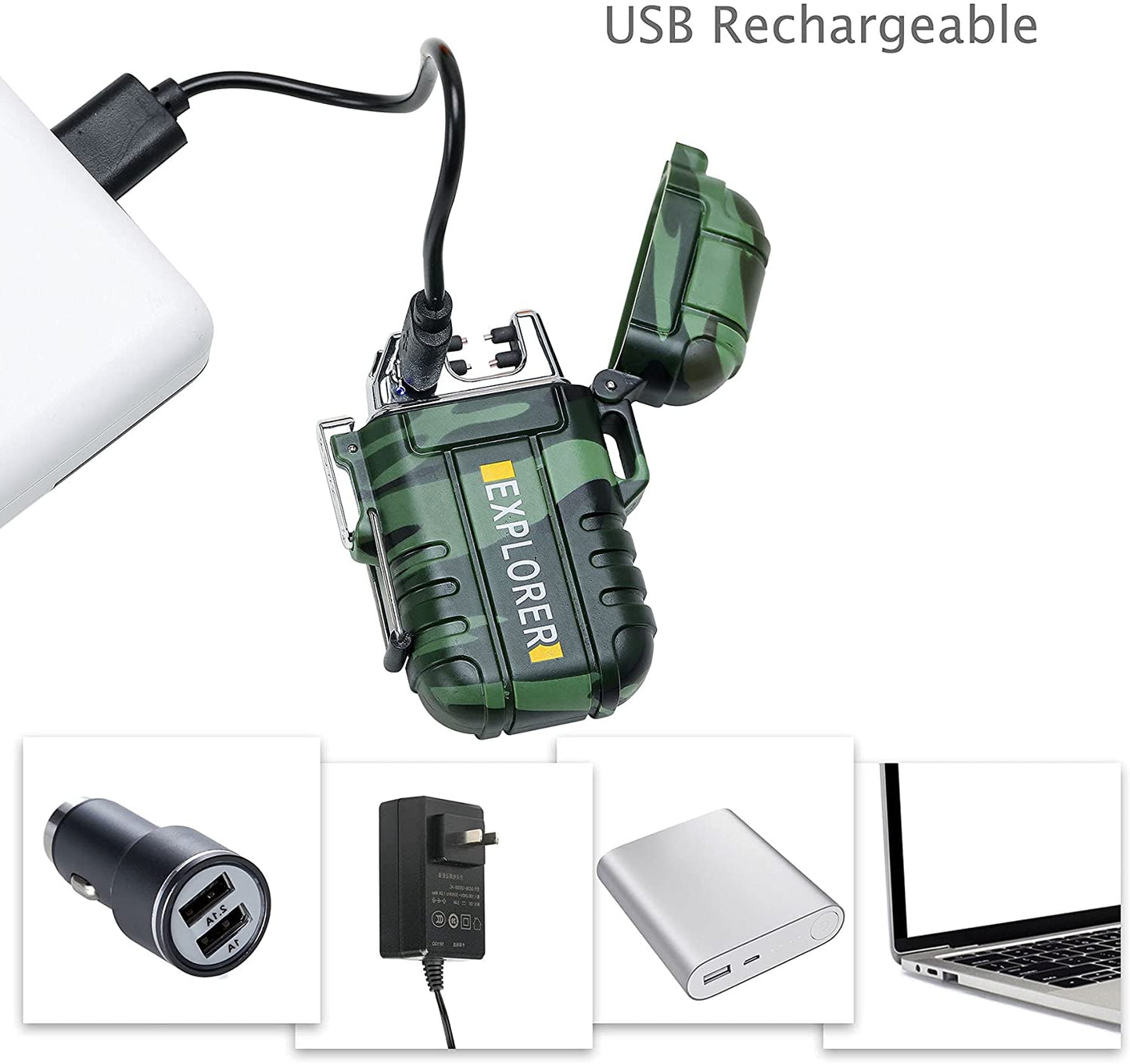 Mr Ligther™ Bricheta Camping cu Incarca USB, Rezistenta la Apa si Socuri