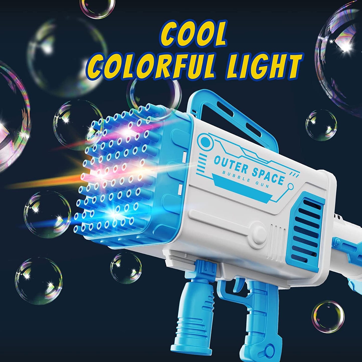BubbleBoom™ Tun cu Bule XL cu Lumini LED Colorate (64 Gauri)