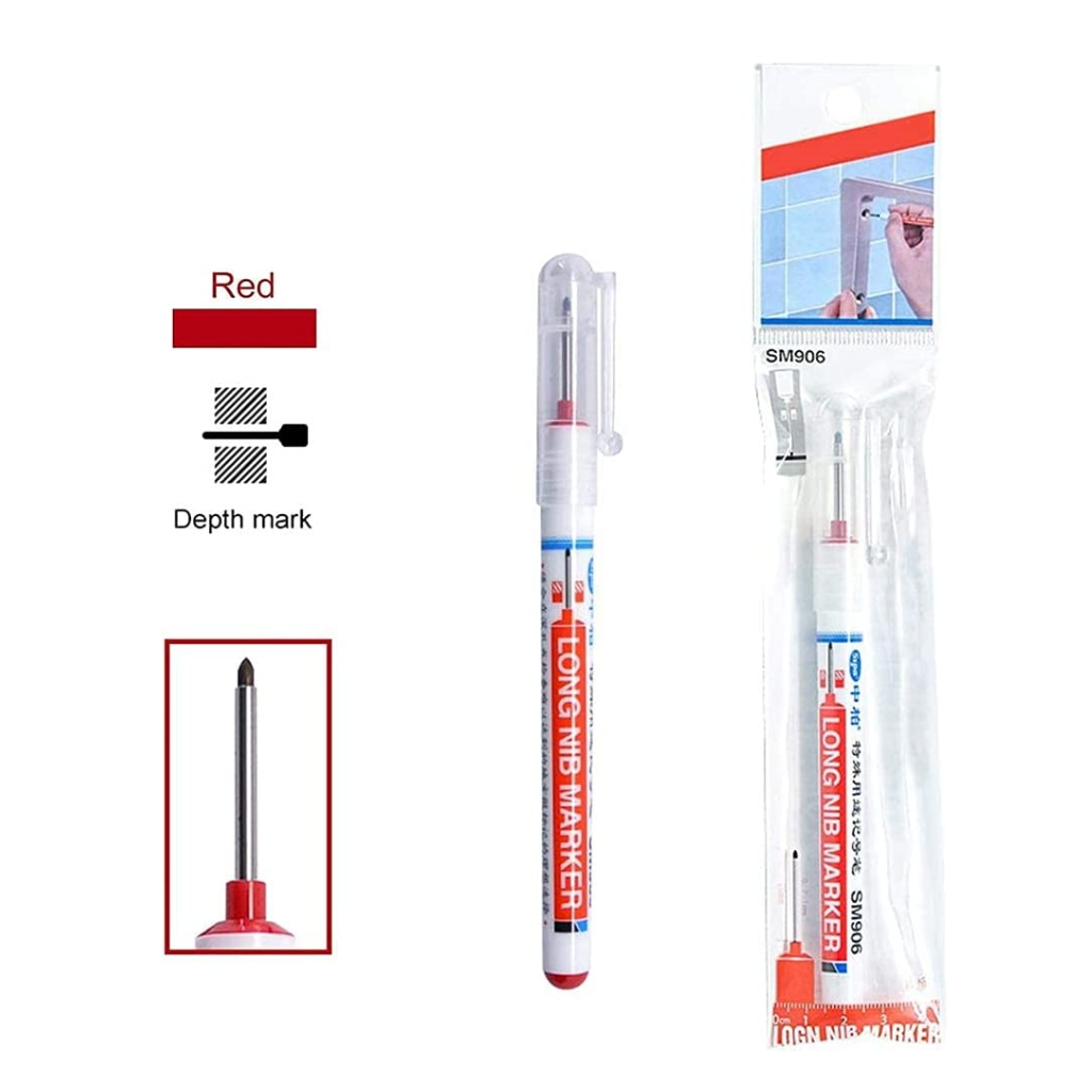 🔥OFERTA 10+10!🔥Markere Impermeabile cu cap lung pentru constructii