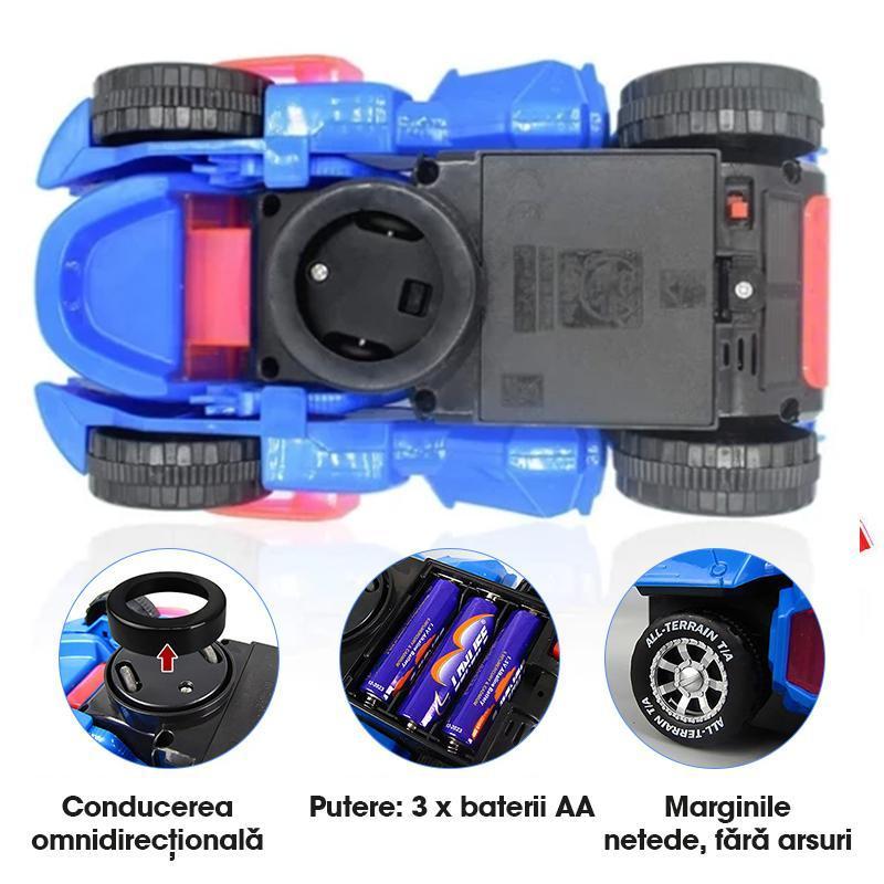 Dino⢠Masinuta care se transforma in Dinozaur cu LED-uri - ShopGuru