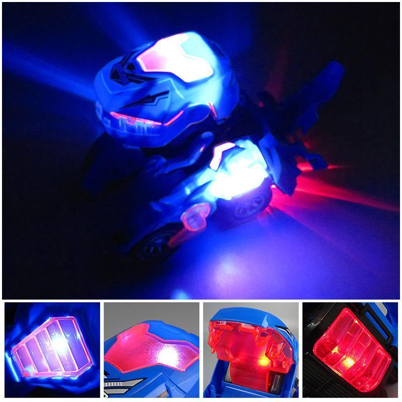 Dino⢠Masinuta care se transforma in Dinozaur cu LED-uri - ShopGuru