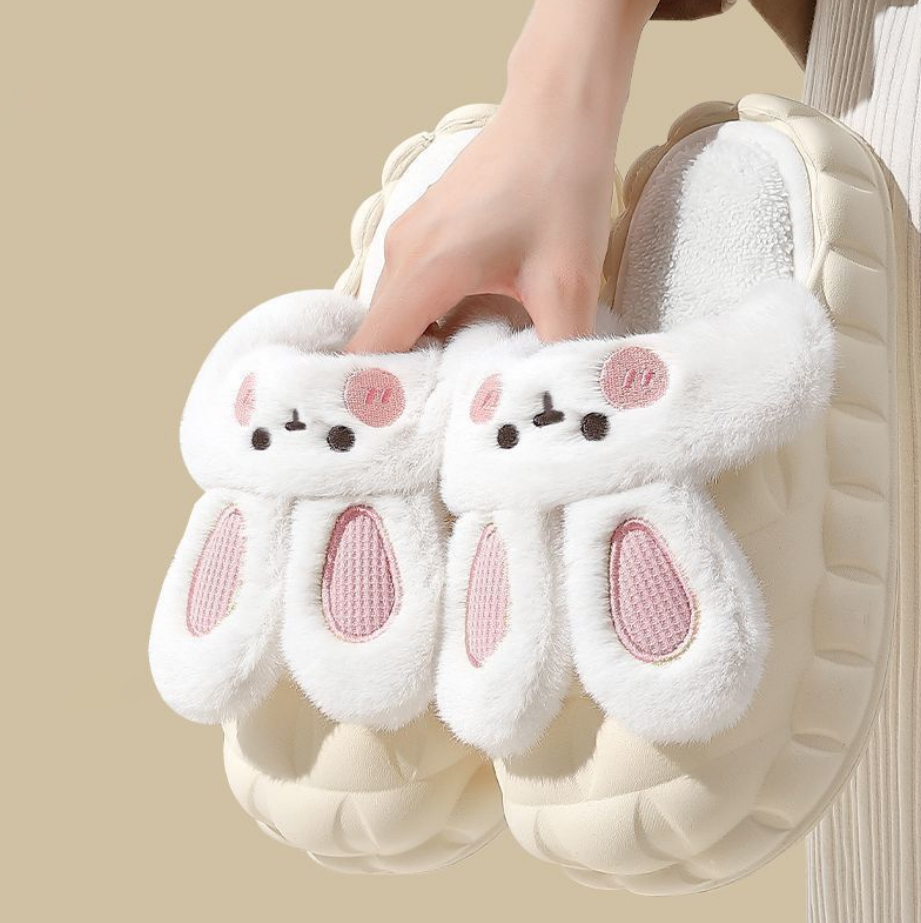 š„OFERTA 1+1!š„ CuteRabbit⢠Papucei de casa detasabili Puffy