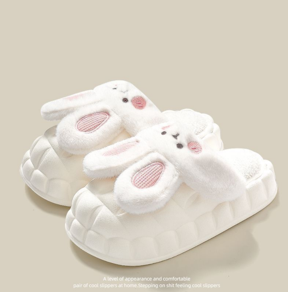 🔥OFERTA 1+1!🔥 CuteRabbit™ Papucei de casa detasabili Puffy