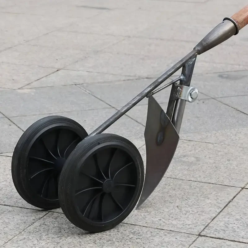 AgroWheel Pro — sapă manuală pe roți cu 3 capete
