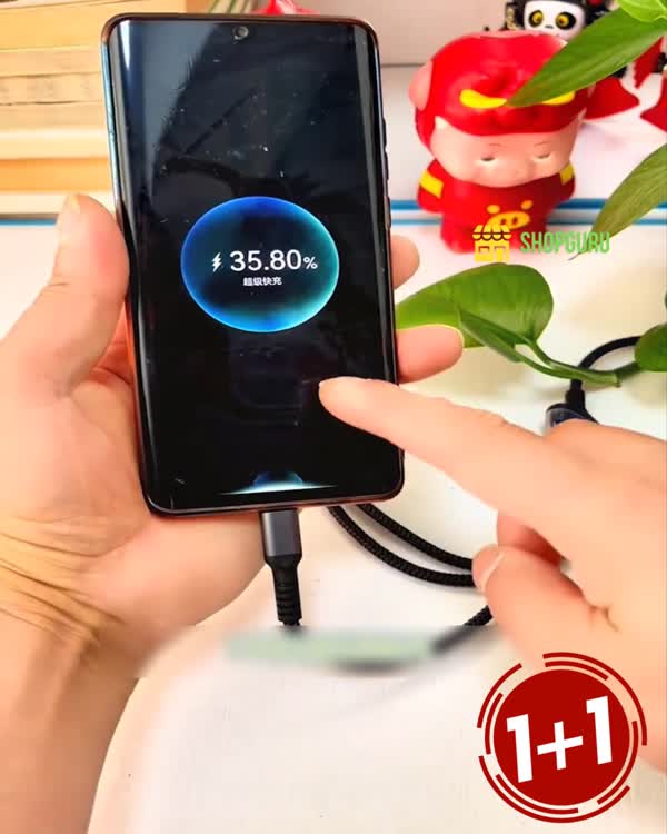 FlashCord — cablu luminos 3 în 1 cu înveliș textil