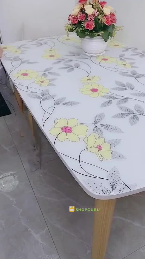 Folie decorativă mată cu model floral pentru ferestre