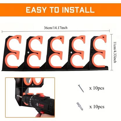 FishRack™ – Organizator de perete pentru bete de pescuit