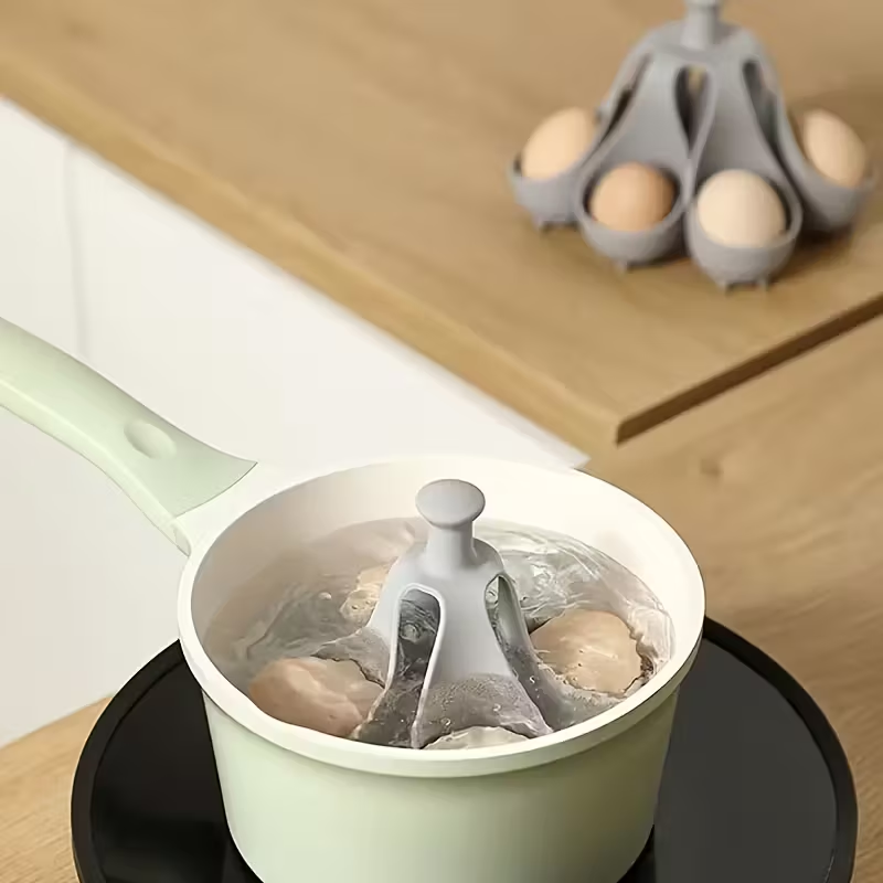 EggNest™ – Suport din Silicon pentru Fierberea Oualor (6 Oua)