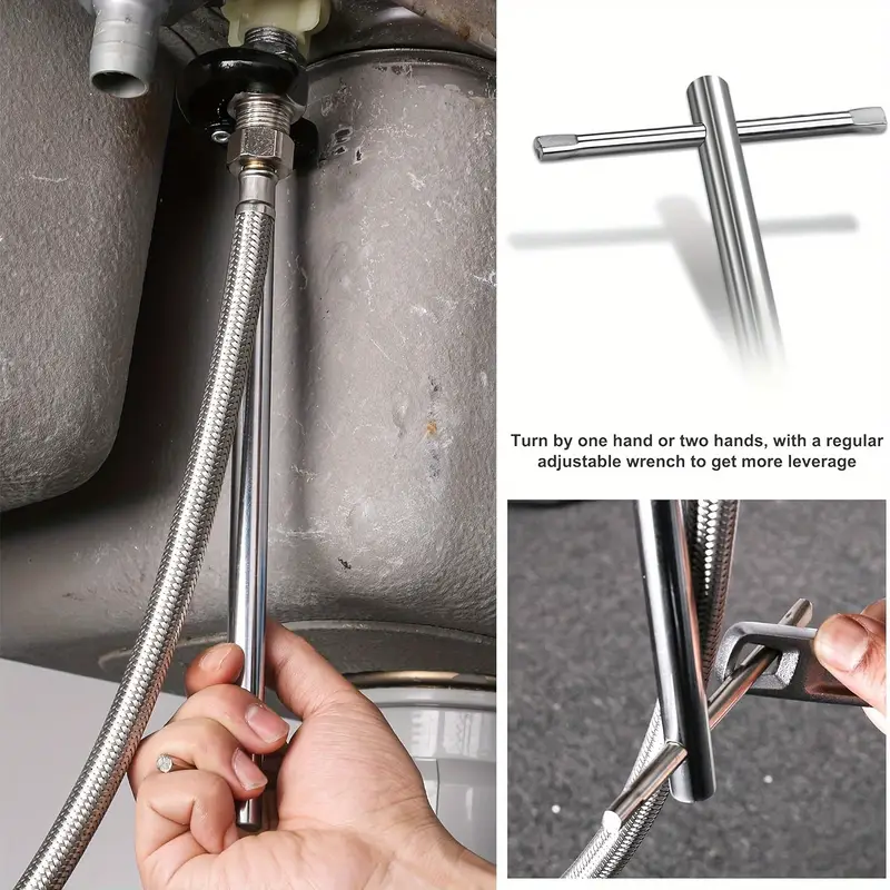 WiteMate™ – Cheie Reglabila pentru Chiuveta, cu Mecanism Rasucitor si Cap Rotativ 180°