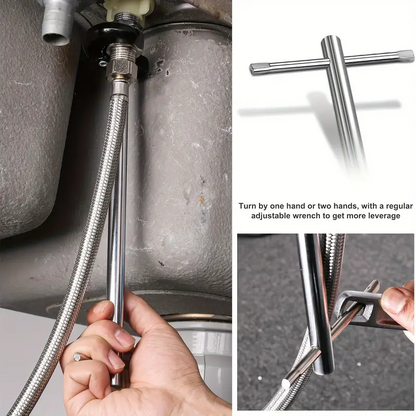 WiteMate™ – Cheie Reglabila pentru Chiuveta, cu Mecanism Rasucitor si Cap Rotativ 180°
