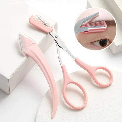 BrowLuxe™ – Set Profesional 3 în 1 pentru Aranjarea SprAncenelor