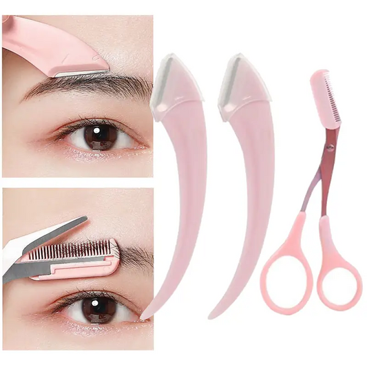 BrowLuxe™ – Set Profesional 3 în 1 pentru Aranjarea SprAncenelor