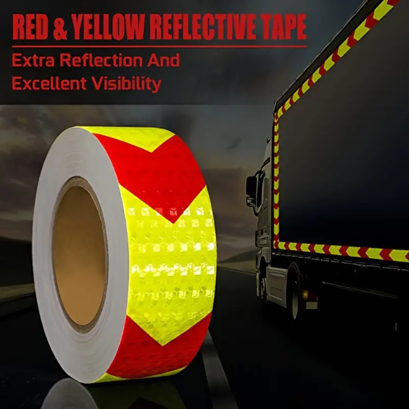 Banda reflectorizanta vizibilitate Verde-Alb (36m)