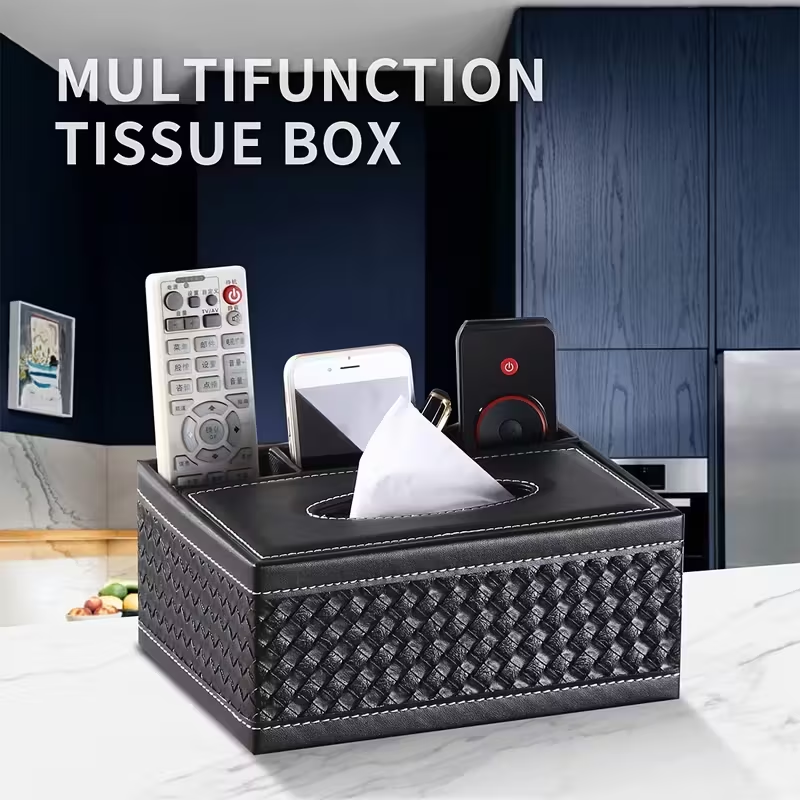 EleganzaBox™ – Cutie Multifunctionala din Piele Ecologica pentru Organizare si Stil