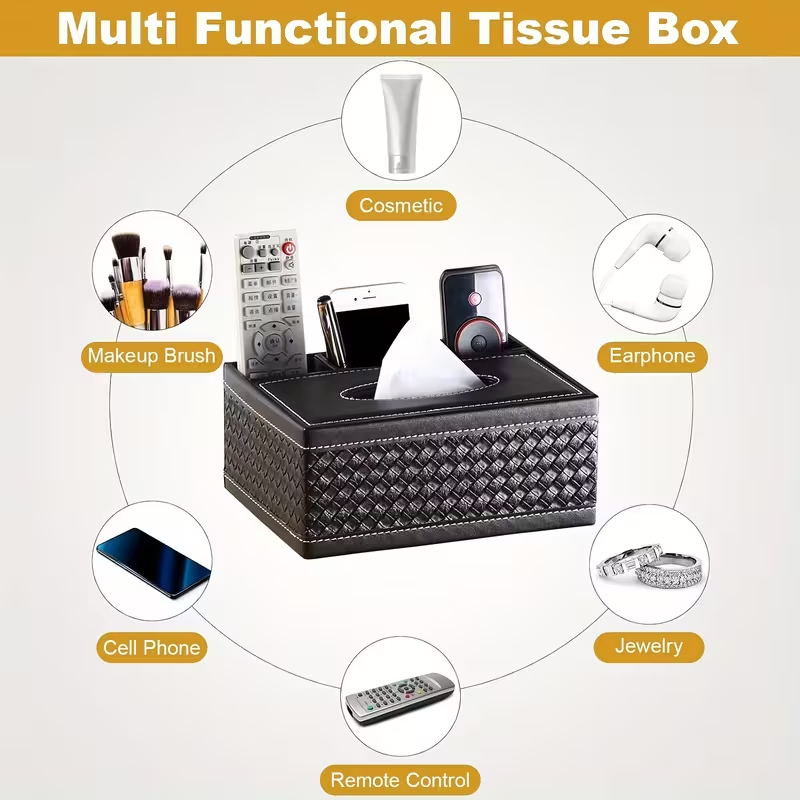 EleganzaBox™ – Cutie Multifunctionala din Piele Ecologica pentru Organizare si Stil