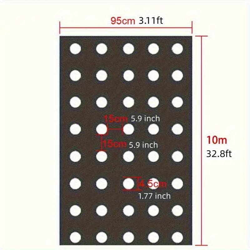 Folie de Mulcire Neagra (1.35x10m)