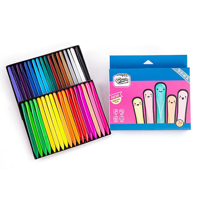 Creioane Colorate Rezistente la Apa (Set 36 Creioane)