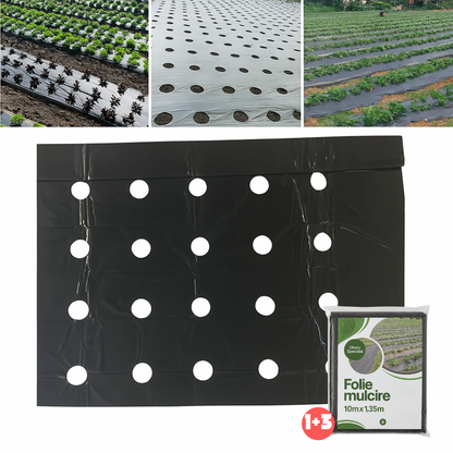 🔥OFERTA 1+3! 4 Bucati la pret de 1!🔥Folie de Mulcire Neagra (1.35x10m)