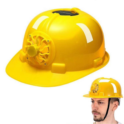 CoolHard™ - Casca cu ventilator si panou solar