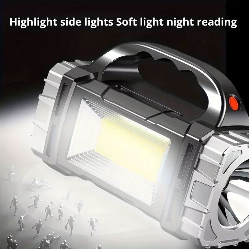 ProFlash™ – Lanterna Multifunctionala cu Incarcare Solara si COB LED