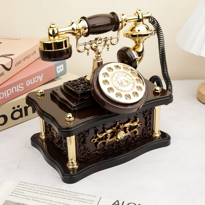 RoyalCall™ – Telefon Retro Elegant cu Design Clasic si Stil Luxury