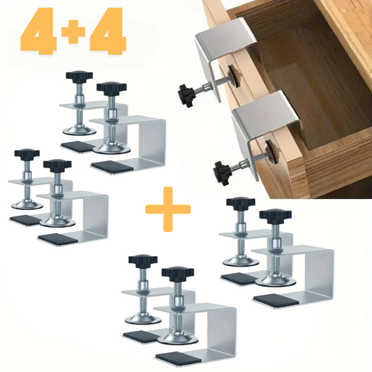 🔥OFERTA 4+4🔥Clambo™ - Set Cleme Fixare Sertare, Unelte Profesionale Tamplarie