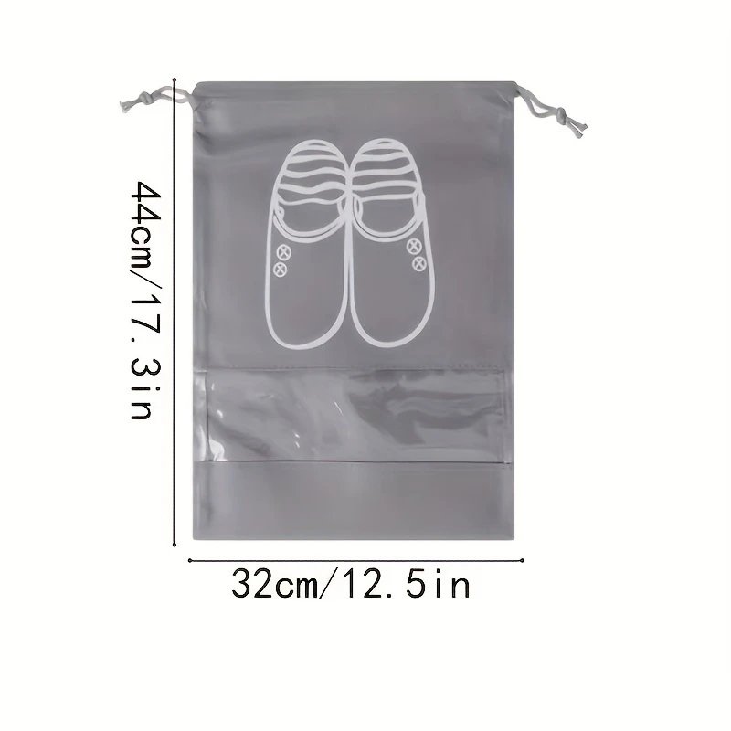 Set de 5 Saci de Calatorie pentru Incaltaminte cu Snur