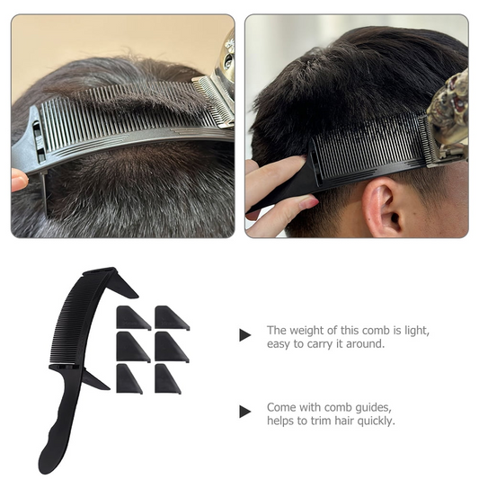 SharpStyle™ - Pieptene Profesional Curbat pentru Tuns Precizie