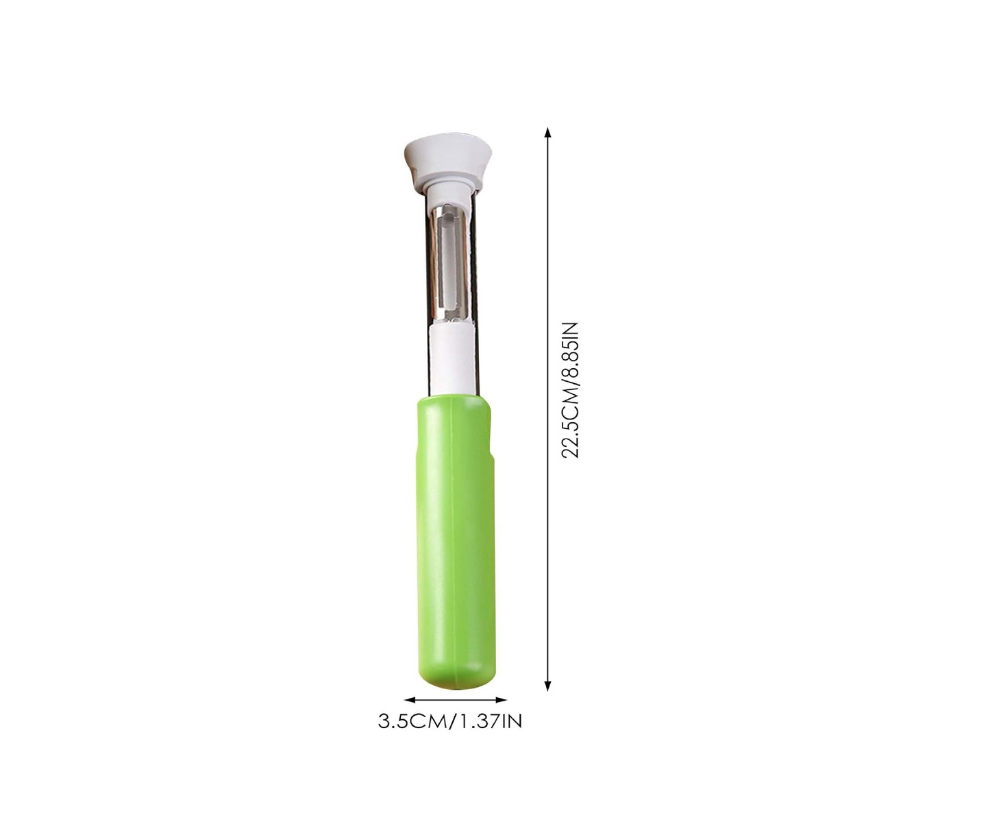CorePeel Duo™ - Dispozitiv 2-în-1 pentru curatat si scos samburii fructelor