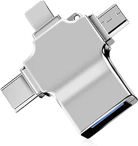 Adaptor OTG 3 în 1 USB 3.0, Adaptor Micro/USB C la USB, Compatibil cu telefonul mobil/tabletă