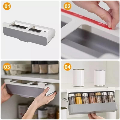 🔥OFERTA 1+1🔥Organizator pentru condimente pentru dulap