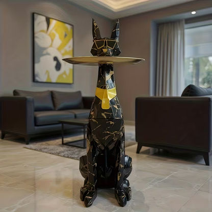 LUXHOUND™ - Statueta Lux cu Tava Decorativa