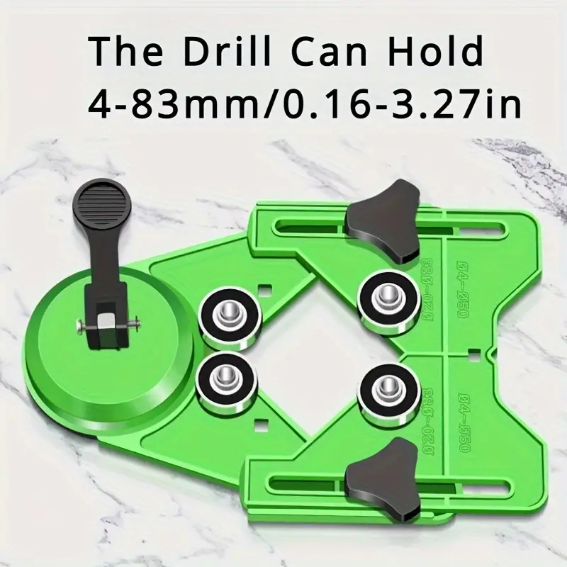 Drillo™ - Localizator de Gauri cu Ventuza pentru Placi Ceramice, Marmura si Sticla