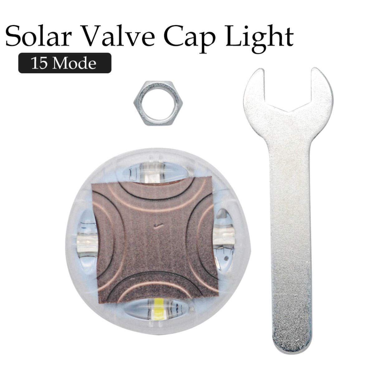 GlowTire™ - Set 2x Lumini LED Solare pentru Valve Roti