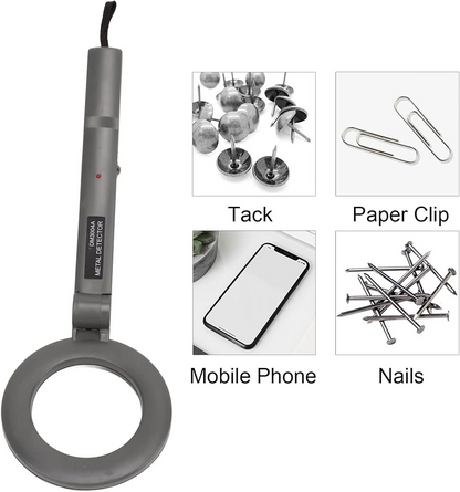 UltraDetect™ - Detector de Metale Portabil cu Alarma Audio si LED