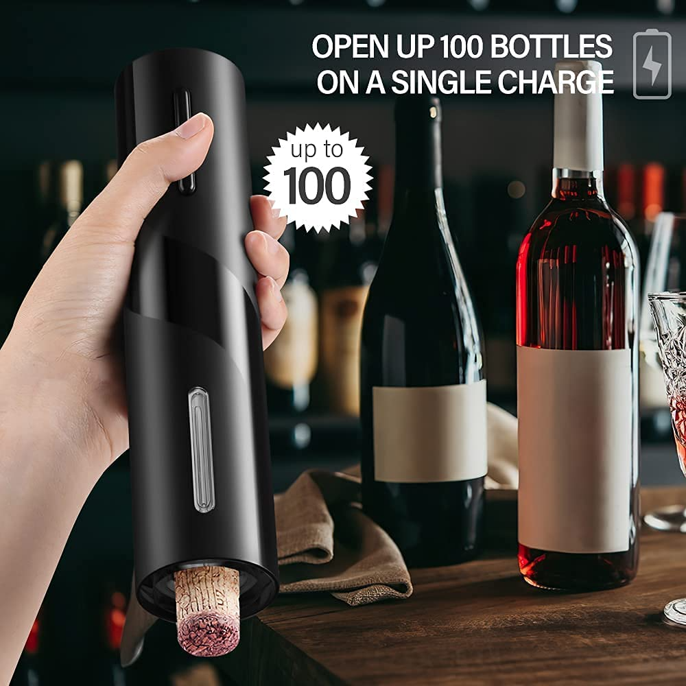 Set Deschizator Electric de Sticle de Vin