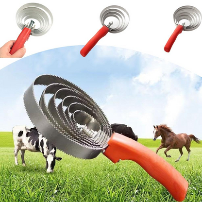 🔥OFERTA 1+1!🔥FARMGROOM PRO™ – Perie Profesionala pentru Bovine, Cai si Ovine