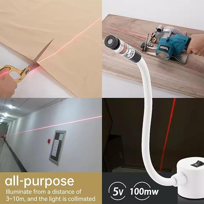 LaserCut™ – Lampa Laser de Pozitionare pentru Taiere Textile (220V)