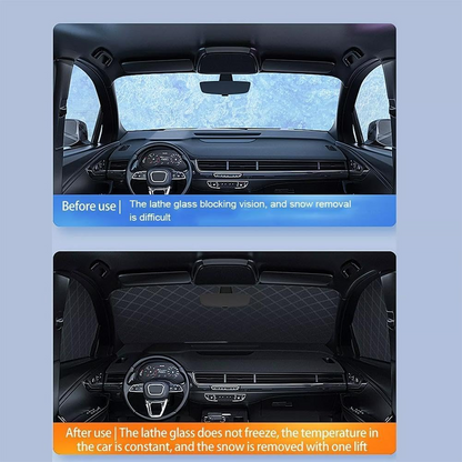 CarShield™ – Husa de Protectie pentru Parbriz Auto (Anti-Gheata si Anti-Soare)