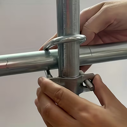 UGrip™ - Set 12 Coliere prindere tip U din otel galvanizat – Dimensiune 20×40 mm
