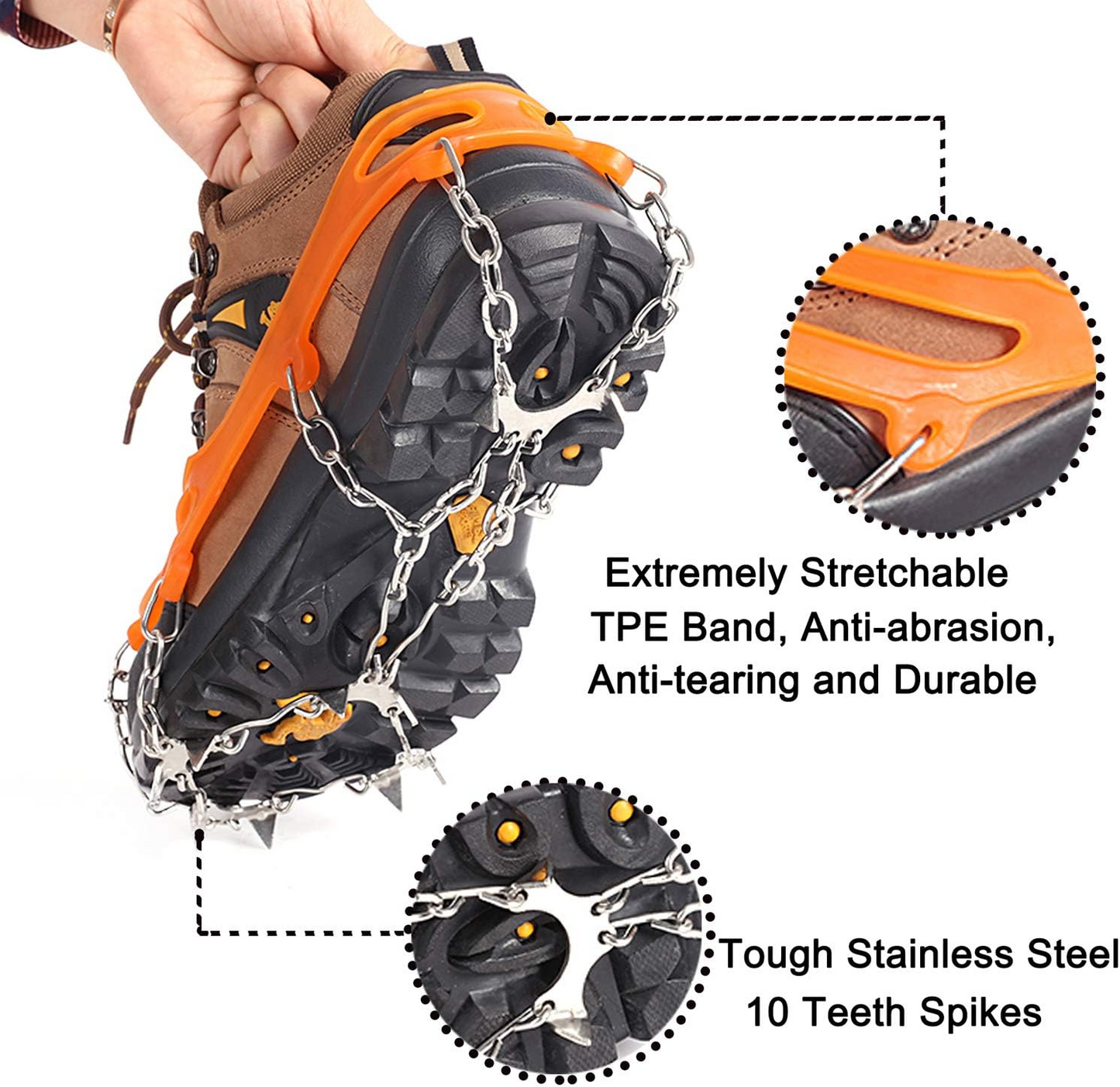 TrailGrip Pro™ - Cramponi de Siguranta pentru Zapada si Gheata